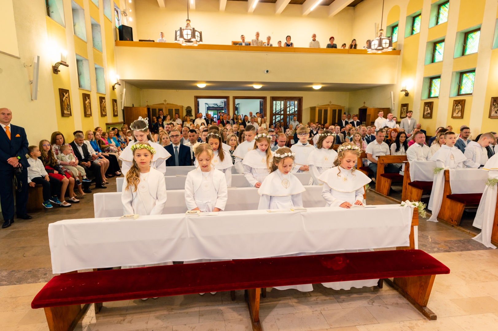 Reportaż z komunii - przyjęcie Najświętszego Sakramentu